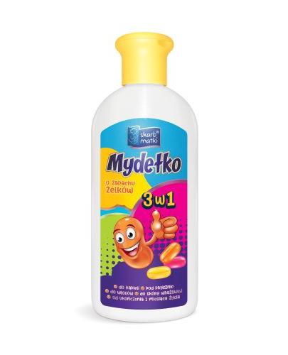 Skarb Matki Mydełko 3w1 o zapachu żelków - 250 ml Do wrażliwej skóry niemowląt i małych dzieci - cena, opinie, właściwości